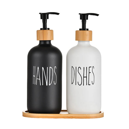 500ml Dishwashing Sink Soap Dispenser Set