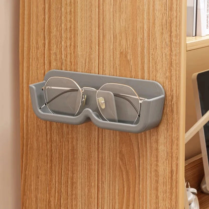 Wall-Mounted Glasses Display and Storage Rack