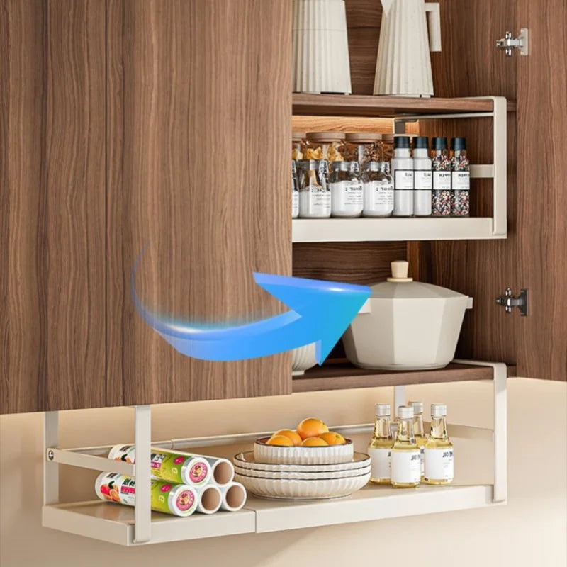 Expandable Under-Shelf Storage Rack