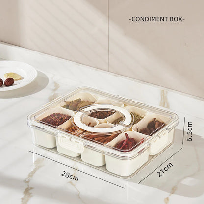 Grid Divided Serving Tray