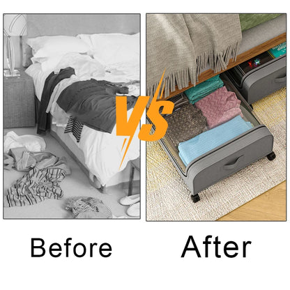 Under Bed Storage Box with Wheels