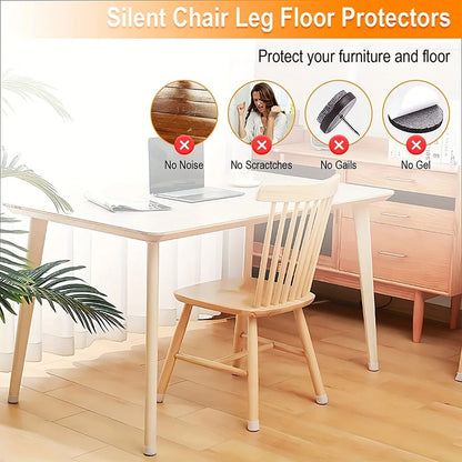 Silicone Chair Leg Protectors (24pcs)