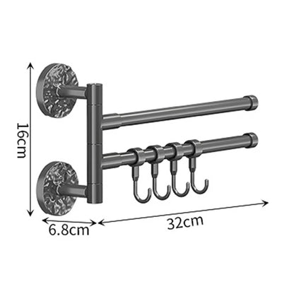 Rotatable Shower Towel Hanger