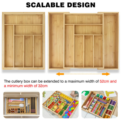 Cutlery Drawer Organizer Tray