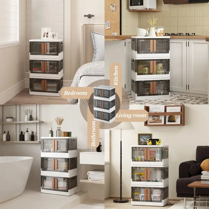 Grey, White Storage Organizer Box