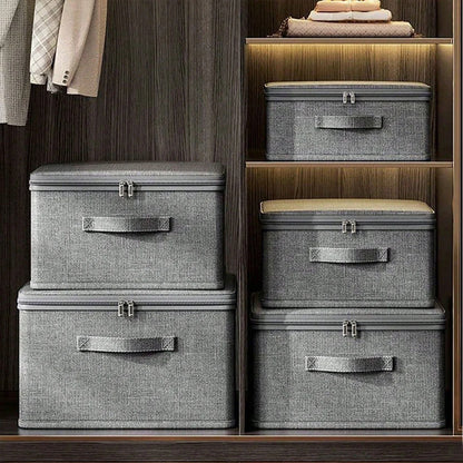 Foldable Stackable Fabric Wardrobe Storage Boxes