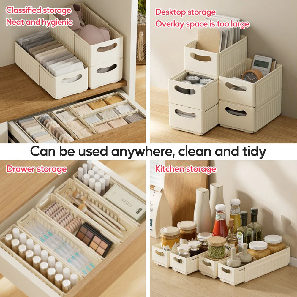 Adjustable Retractable Stackable Drawer Organiser