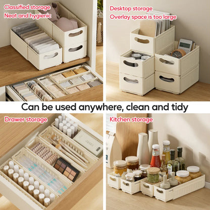 Adjustable Retractable Stackable Drawer Organiser