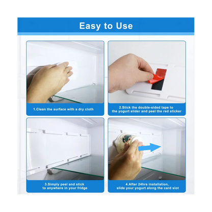 Sliding Yogurt Organizer for Fridge