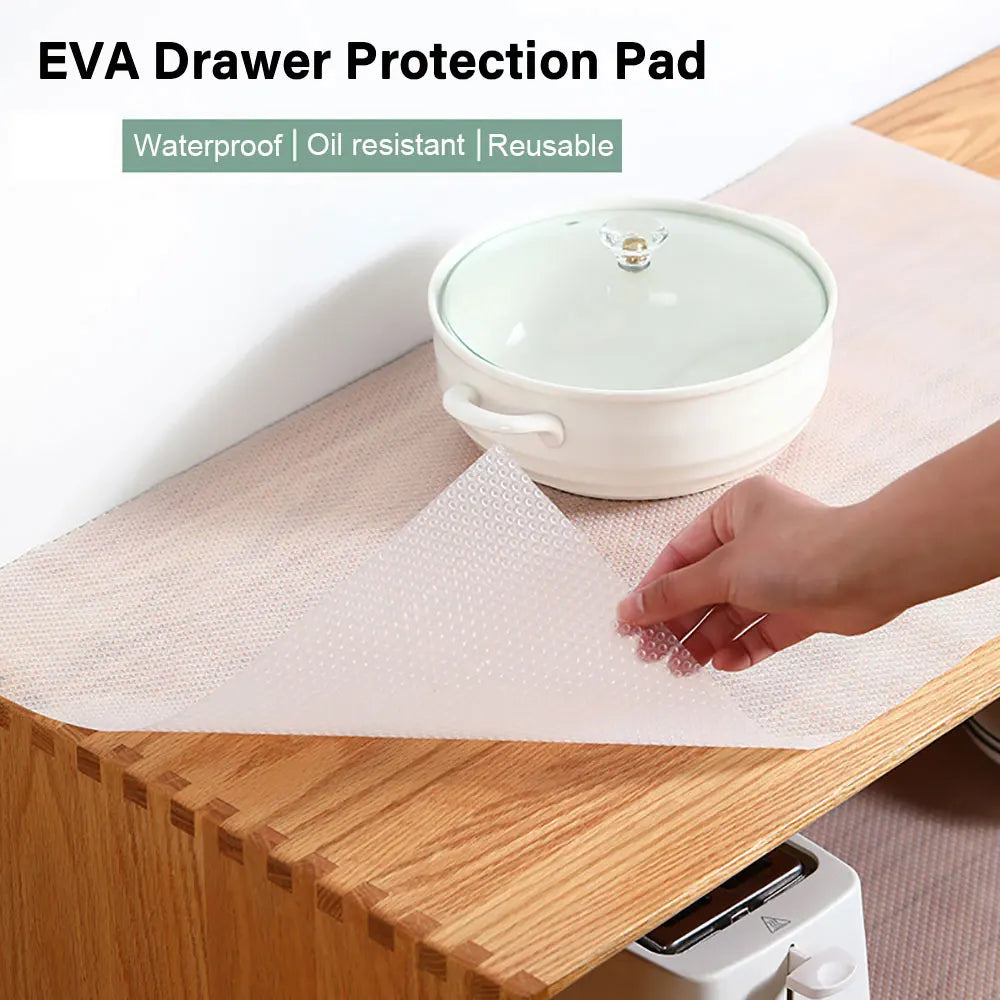 Reusable Non-Slip Shelf Liners