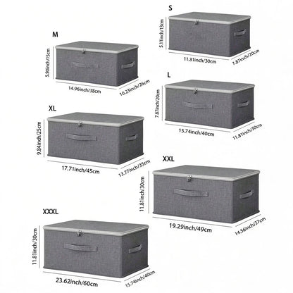 Foldable Stackable Fabric Wardrobe Storage Boxes