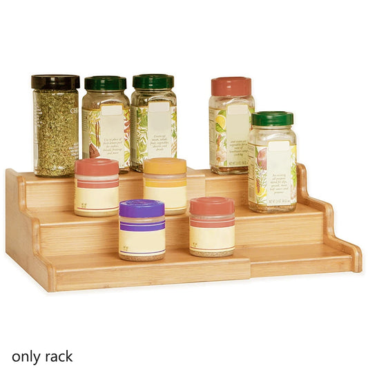 3-Tier Expandable Bamboo Rack