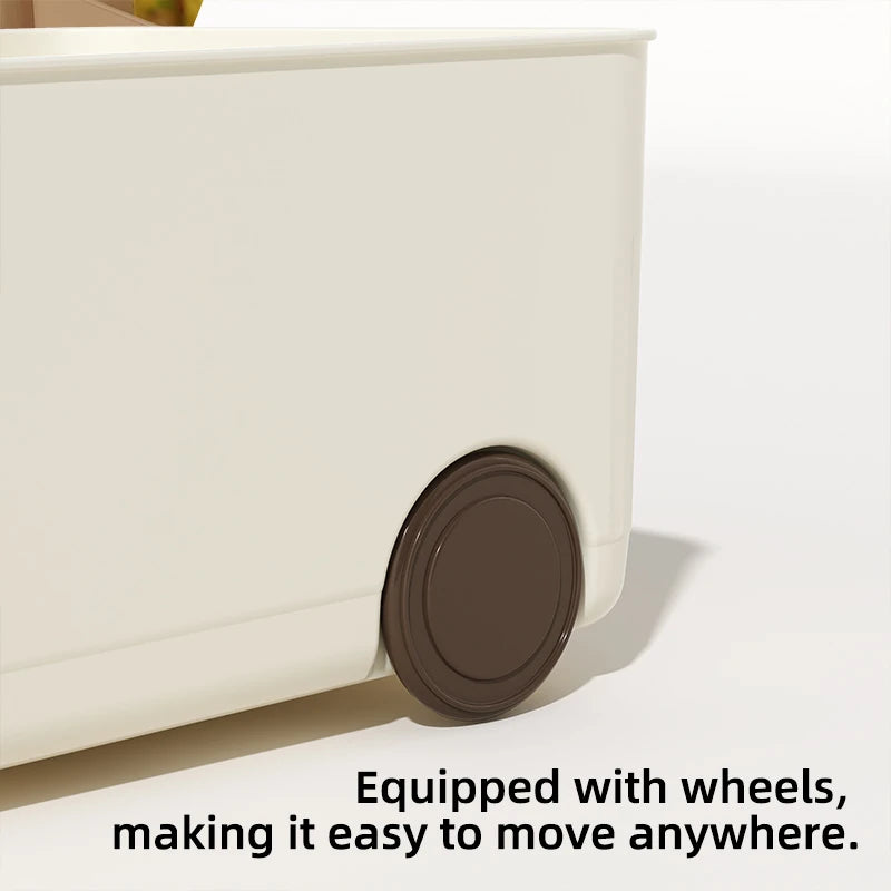 Roll-Out Storage Bins with Wheels