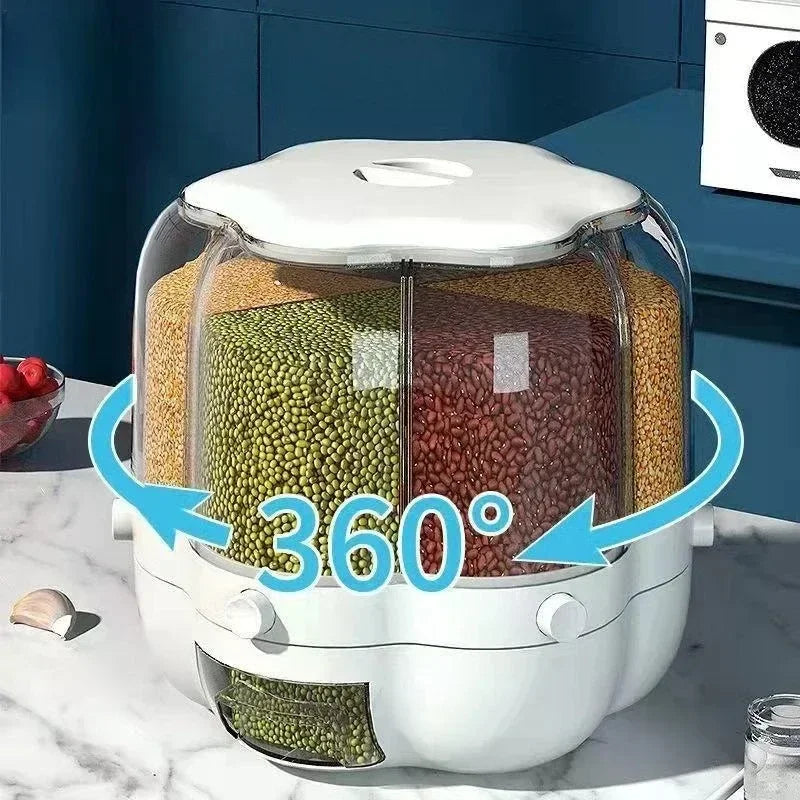 360° Rotating Rice Dispenser