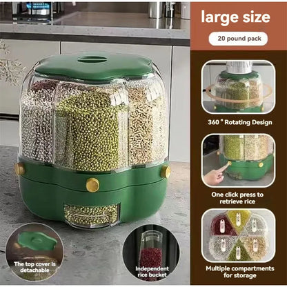 360° Rotating Rice Dispenser