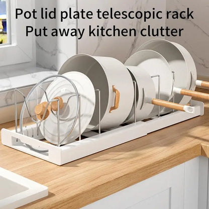 Expandable Pot & Pan Organizer Rack