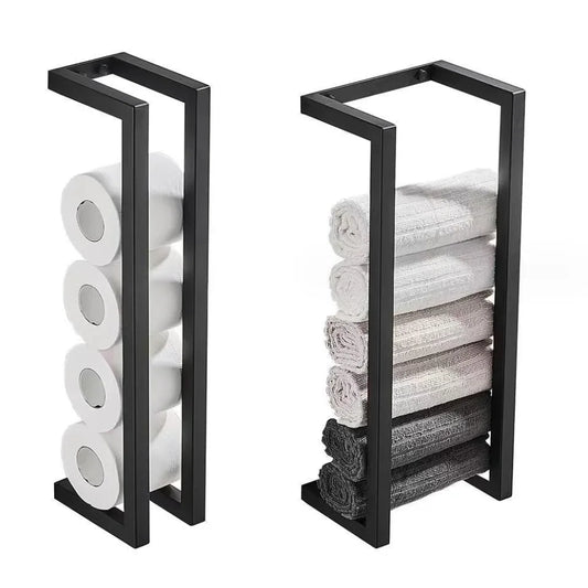 Wall-Mounted Towel and toilet paper Rack