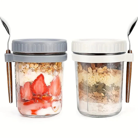 350ML Glass Overnight Oat Cup