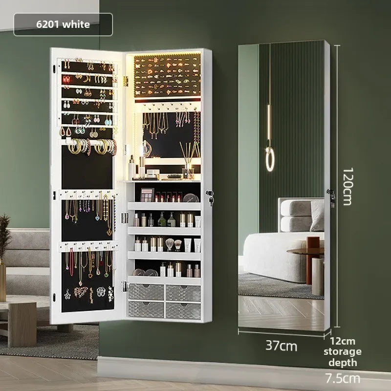 Mirrored Jewelry Cabinet