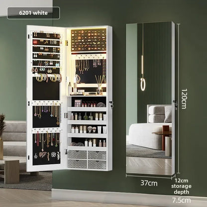 Mirrored Jewelry Cabinet