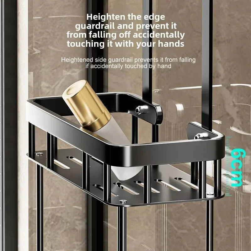 2-Tier Rust-Resistant Over-Door Shower Caddy