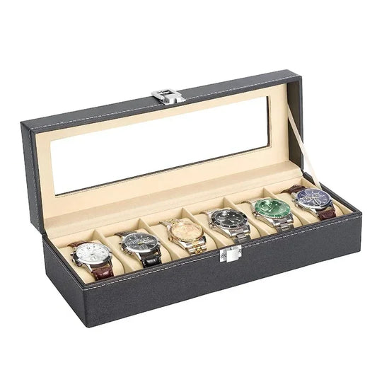 PU Leather Watch Display Box