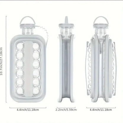 2-in-1 Folding Ice Maker Bottle