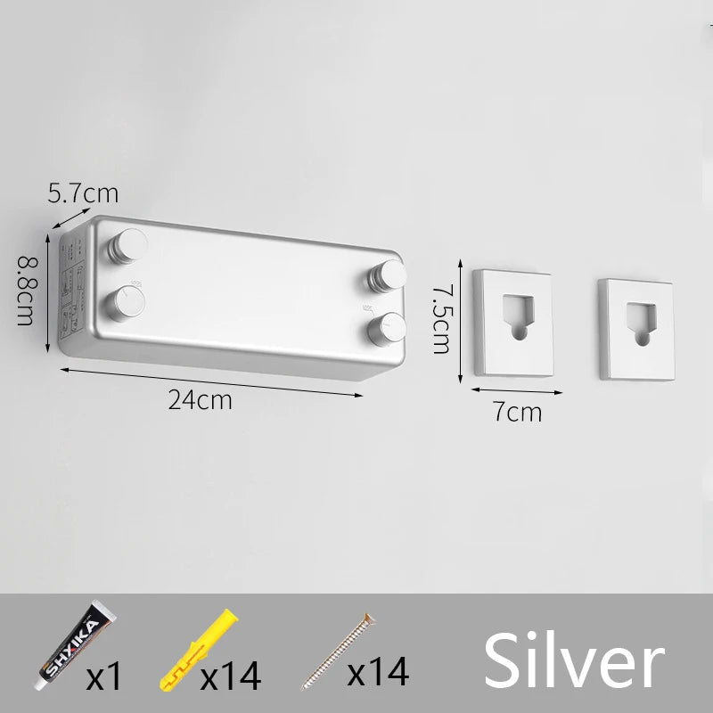 Shrinkable Double Line Clothesline