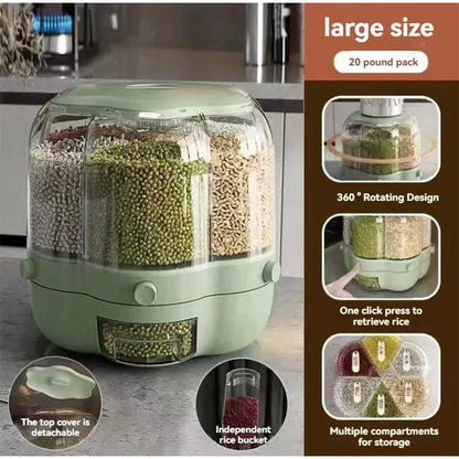 360° Rotating Rice Dispenser