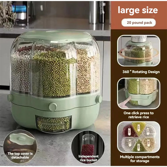 360° Rotating Rice Dispenser