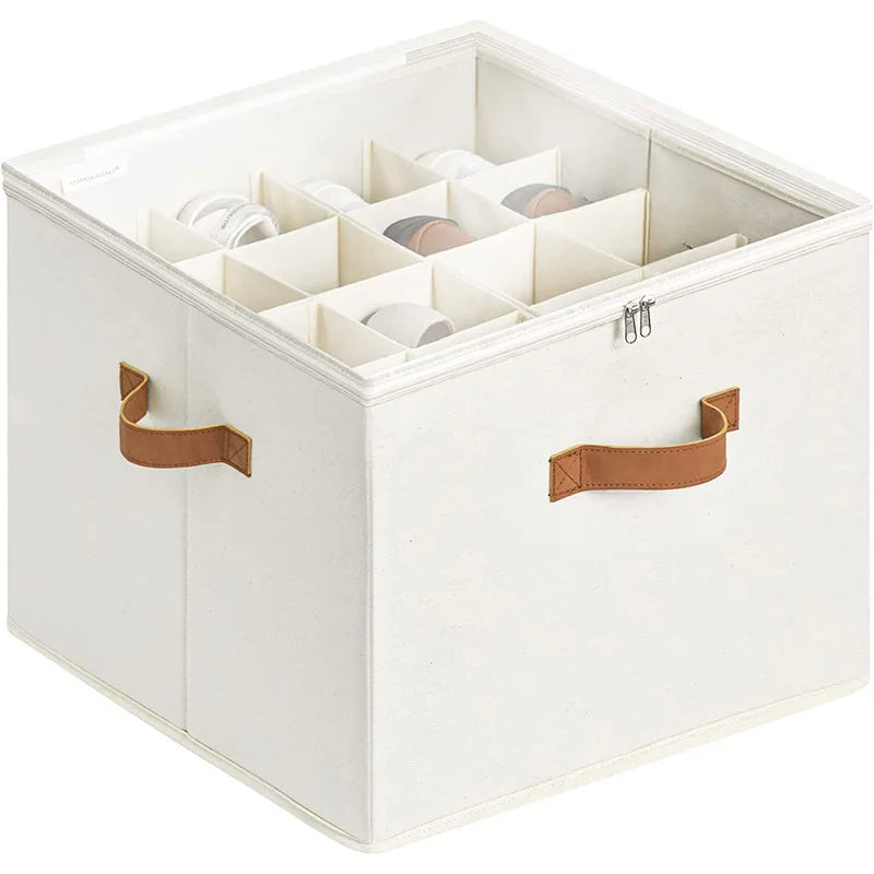 Fabric Shoe Organizer with Cover