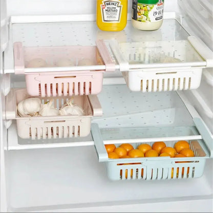 Flexible Expandable Fridge Drawer Basket