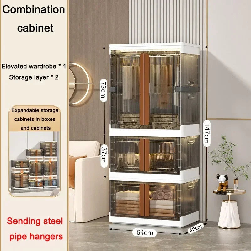 Grey, White Storage Organizer Box