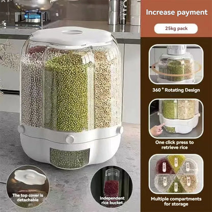 360° Rotating Rice Dispenser