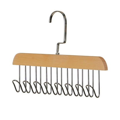 8 Hooks Multi-Functional Wooden Hanger