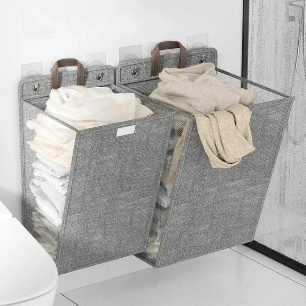 Foldable Adhesive Laundry Basket