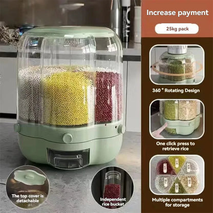 360° Rotating Rice Dispenser