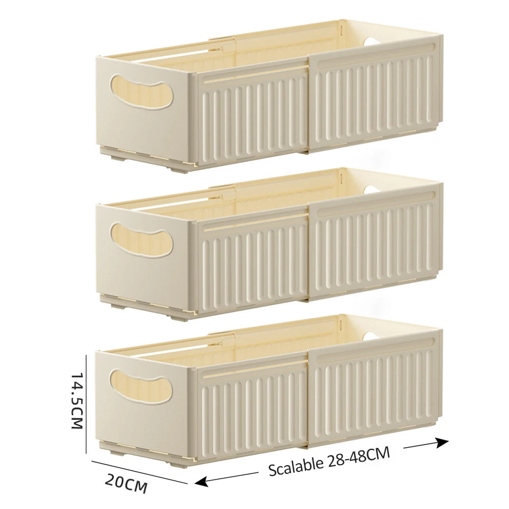 Adjustable Retractable Stackable Drawer Organiser