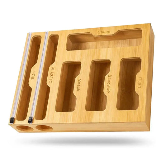 Bamboo Ziplock & Foil Dispenser