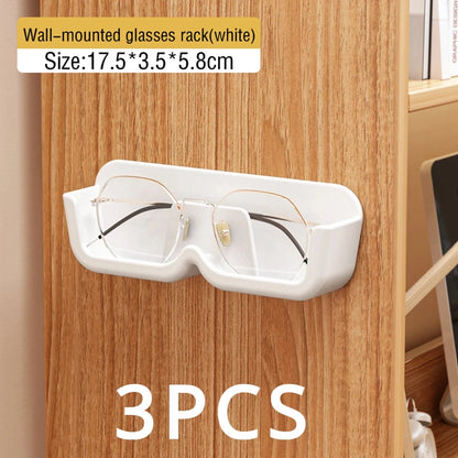 Wall-Mounted Glasses Display and Storage Rack