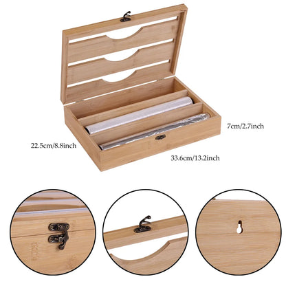 3-in-1 Bamboo Wrap Dispenser