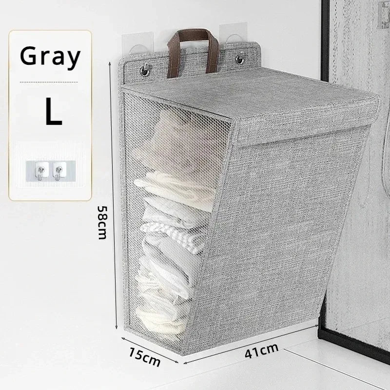 Foldable Adhesive Laundry Basket