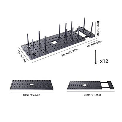 Expandable Drawer Organizer with Pegs