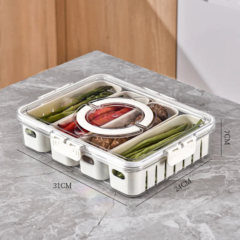 Grid Divided Serving Tray
