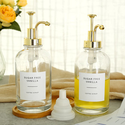 Coffee Syrup and OIl Dispenser Set (2pcs)