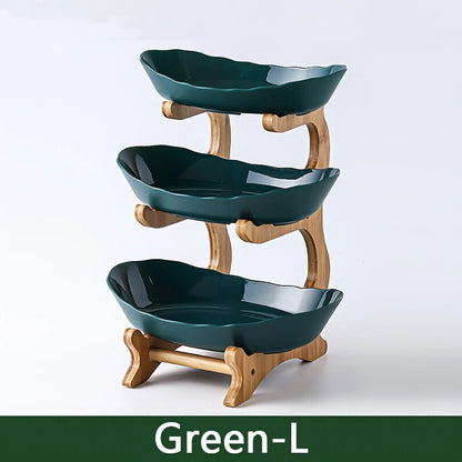 Partitioned Tableware Fruit & Snack Tray