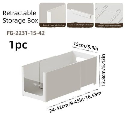 Transparent Cabinet Drawer-Style Storage Basket