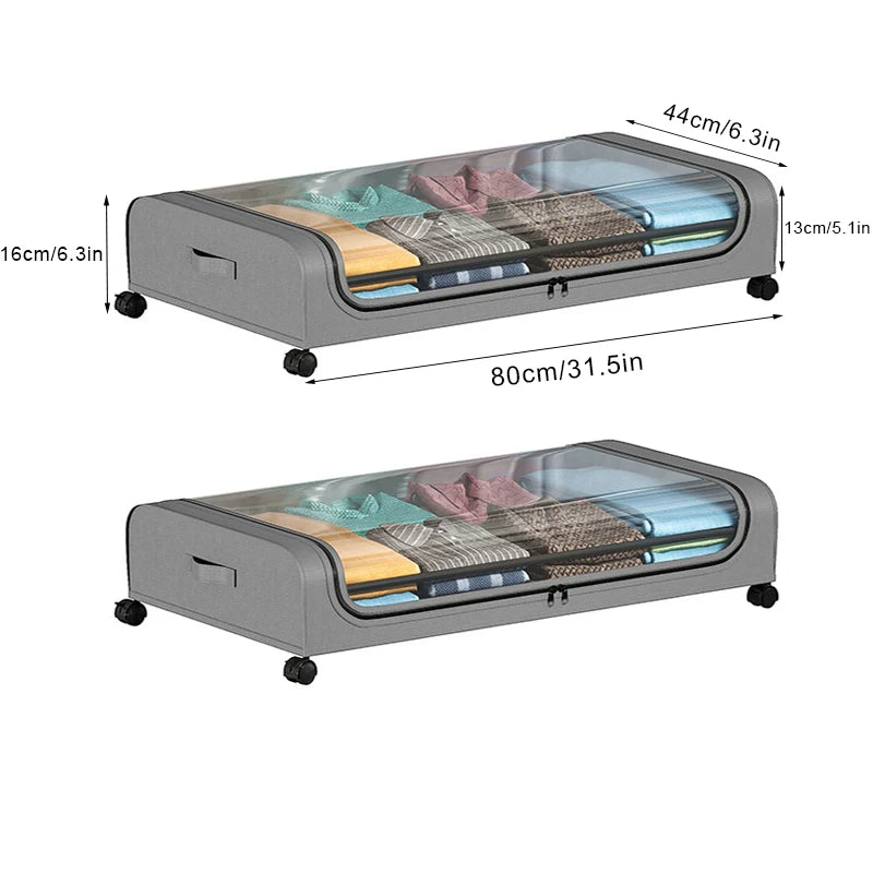 Under Bed Storage Box with Wheels