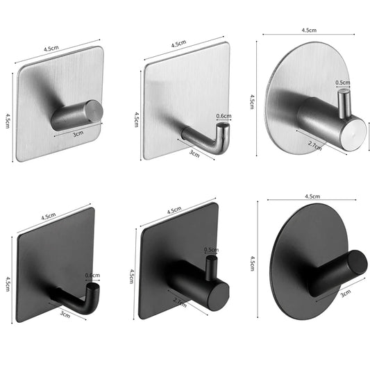 Stainless Steel Adhesive Wall Hook