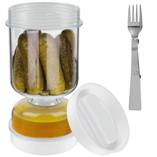 Pickle Jar with Fork & Strainer